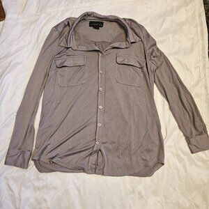 Gold Sparkle Button Down Shirt